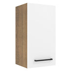 Mueble de Cocina Superior Agata 35 cm 1 Puerta Marrón/Blanco