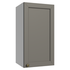 Mueble de Cocina Superior Vik 35 cm 1 Puerta Blanco/Gris