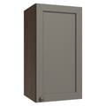 Mueble de Cocina Superior Vik 35 cm 1 Puerta Marrón/Gris