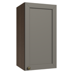 Mueble de Cocina Superior Vik 35 cm 1 Puerta Marrón/Gris