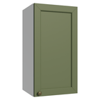 Mueble de Cocina Superior Vik 35 cm 1 Puerta Blanco/Verde