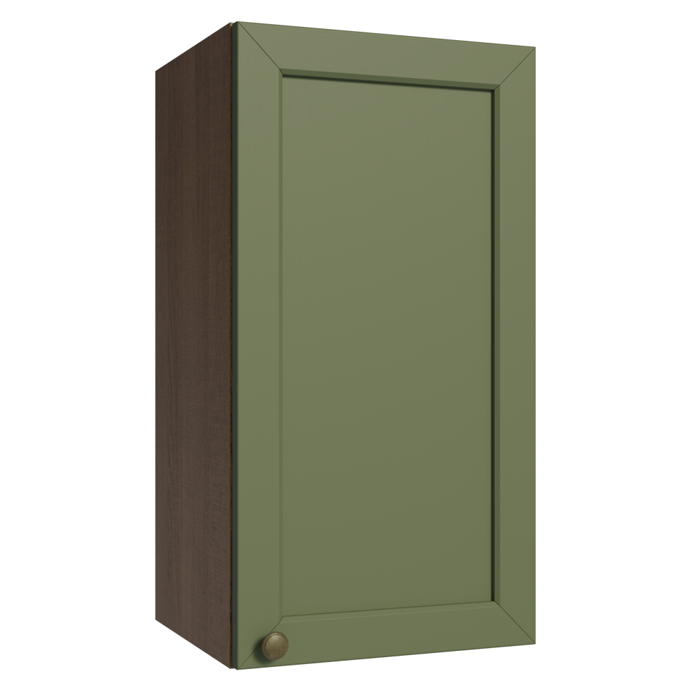 Mueble de Cocina Superior Vik 35 cm 1 Puerta Marrón/Verde
