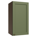 Mueble de Cocina Superior Vik 35 cm 1 Puerta Marrón/Verde