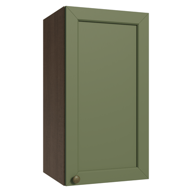 Mueble de Cocina Superior Vik 35 cm 1 Puerta Marrón/Verde