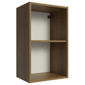 Mueble de Cocina Superior 40 cm Abierto 2 Nichos Marrón Madesa