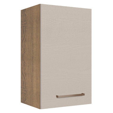 Mueble de Cocina Superior Agata 40 cm 1 Puerta Marrón/Crema