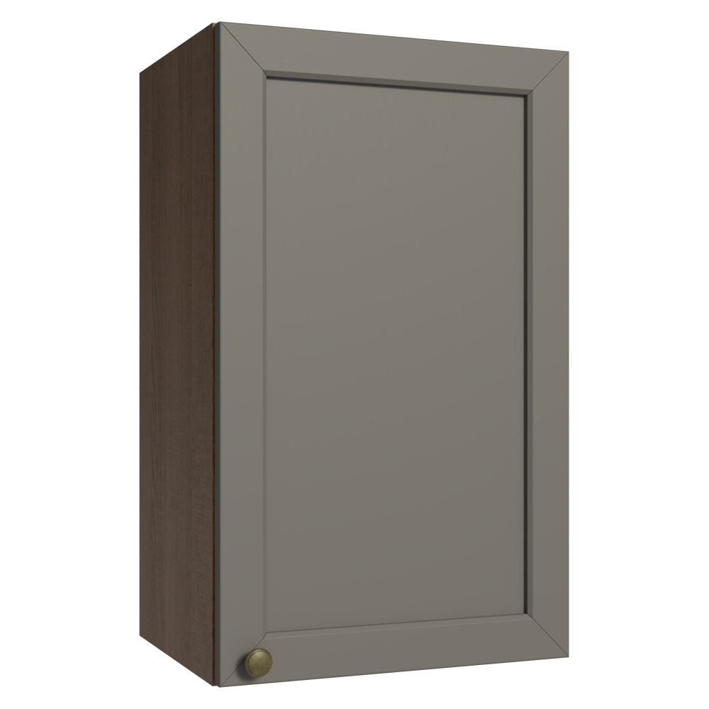 Mueble de Cocina Superior Vik 40 cm 1 Puerta Marrón/Gris