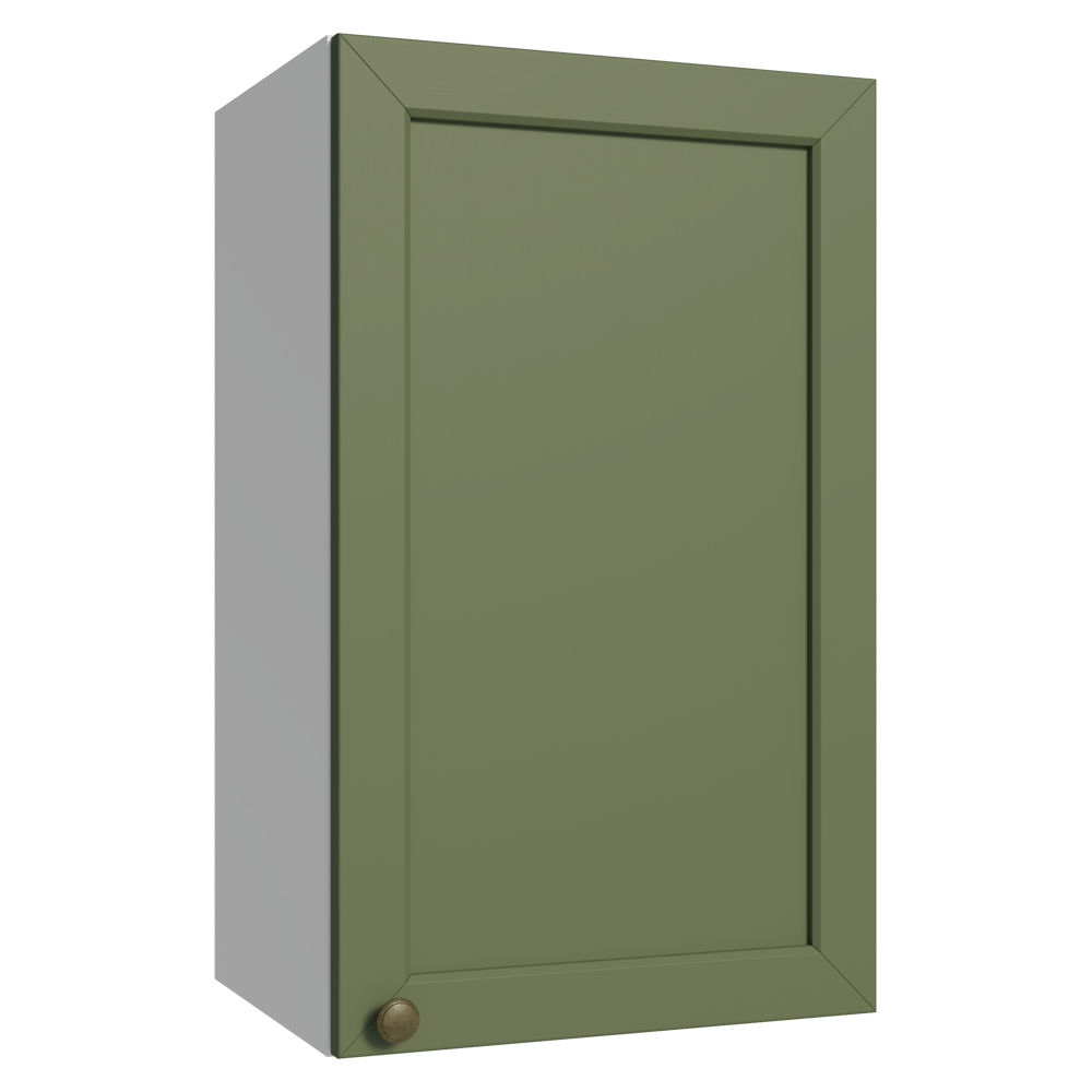 Mueble de Cocina Superior Vik 40 cm 1 Puerta Blanco/Verde