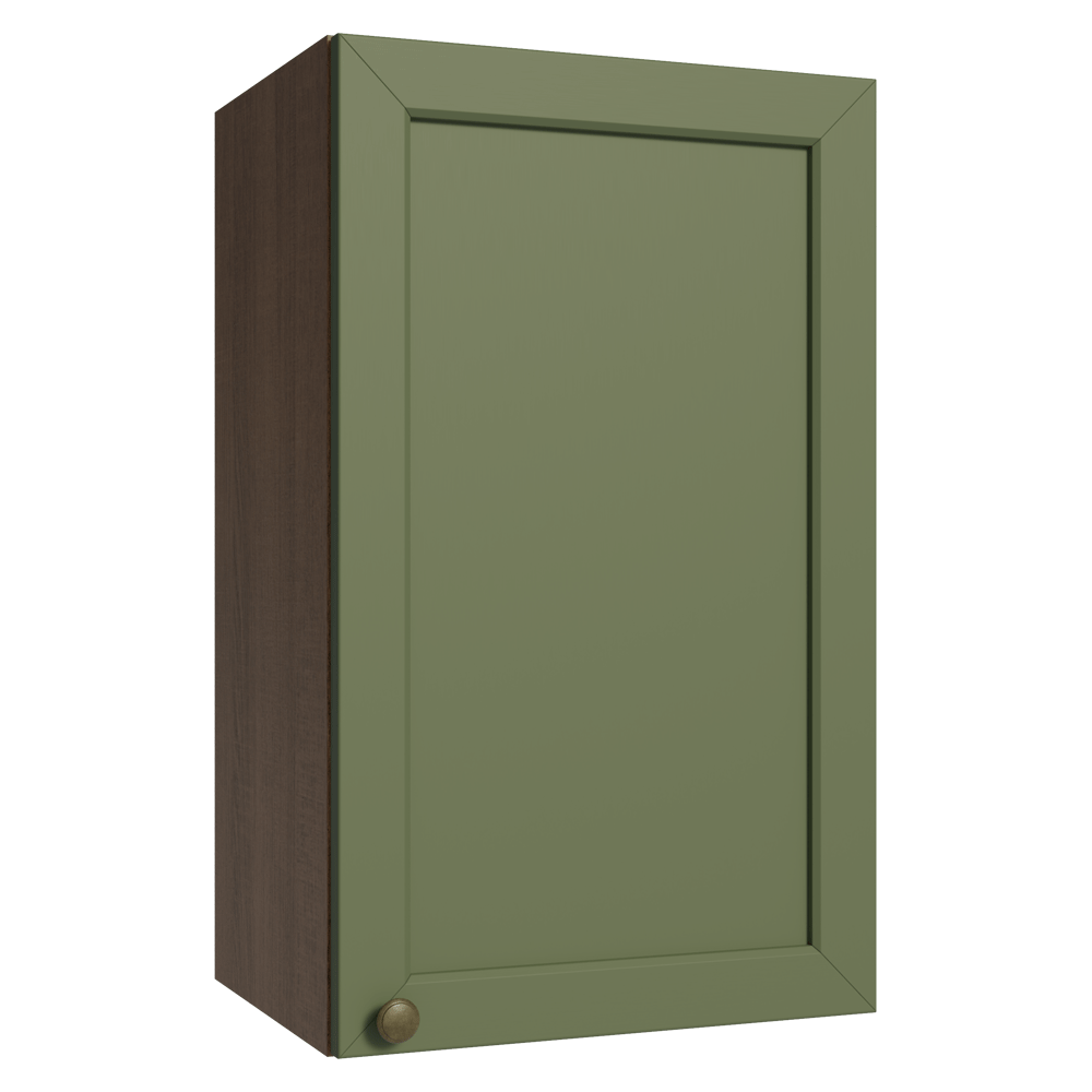 Mueble de Cocina Superior Vik 40 cm 1 Puerta Marrón/Verde