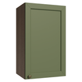 Mueble de Cocina Superior Vik 40 cm 1 Puerta Marrón/Verde