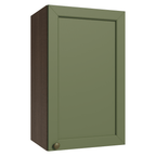 Mueble de Cocina Superior Vik 40 cm 1 Puerta Marrón/Verde