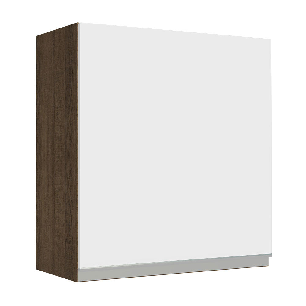 Mueble de Cocina Superior Glamy 60 cm 1 Puerta Marrón/Blanco