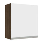 Mueble de Cocina Superior Glamy 60 cm 1 Puerta Marrón/Blanco