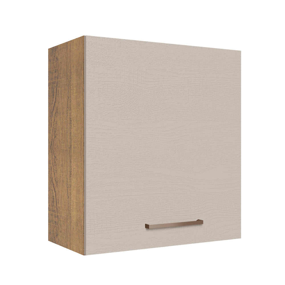 Mueble de Cocina Superior Agata 60 cm 1 Puerta Marrón/Crema