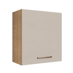 Mueble de Cocina Superior Agata 60 cm 1 Puerta Marrón/Crema