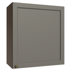 Mueble de Cocina Superior Vik 60 cm 1 Puerta Marrón/Gris