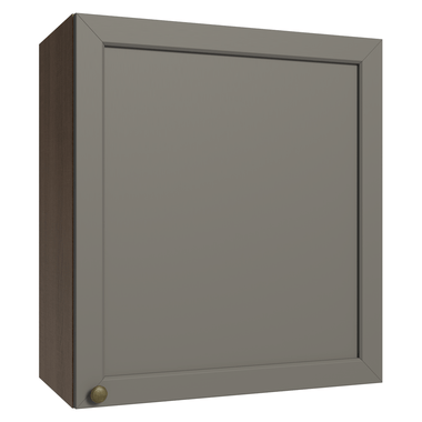 Mueble de Cocina Superior Vik 60 cm 1 Puerta Marrón/Gris
