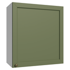 Mueble de Cocina Superior Vik 60 cm 1 Puerta Blanco/Verde