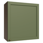 Mueble de Cocina Superior Vik 60 cm 1 Puerta Marrón/Verde