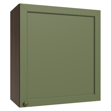Mueble de Cocina Superior Vik 60 cm 1 Puerta Marrón/Verde