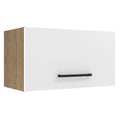 Mueble de Cocina Superior Agata 60 cm 1 Puerta Abatible Marrón/Blanco