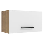 Mueble de Cocina Superior Agata 60 cm 1 Puerta Abatible Marrón/Blanco