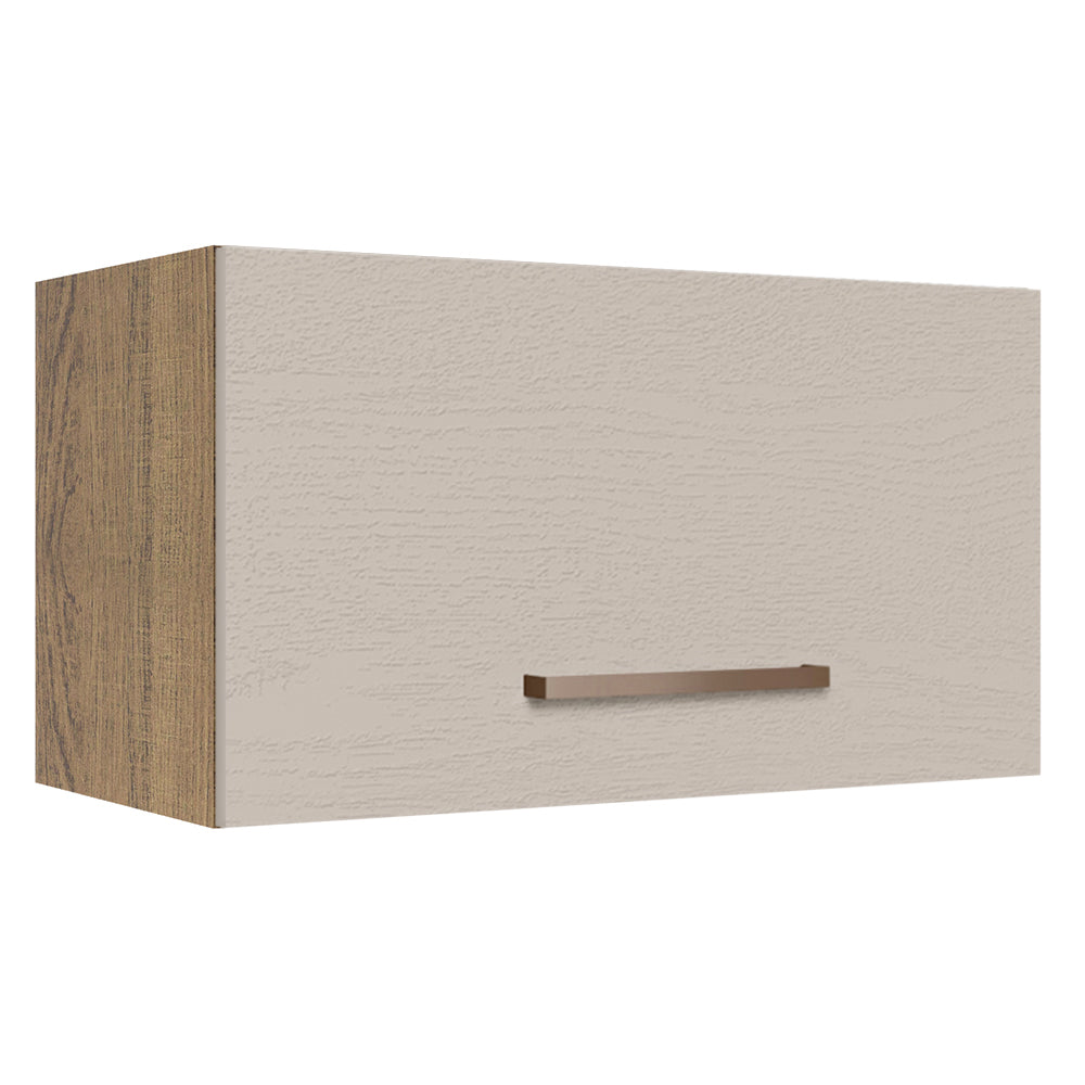 Mueble de Cocina Superior Agata 60 cm 1 Puerta Abatible Marrón/Crema