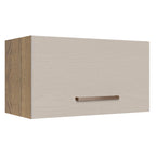 Mueble de Cocina Superior Agata 60 cm 1 Puerta Abatible Marrón/Crema