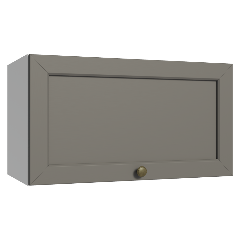 Mueble de Cocina Superior Vik 60 cm 1 Puerta Abatible Blanco/Gris