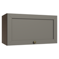 Mueble de Cocina Superior Vik 60 cm 1 Puerta Abatible Marrón/Gris