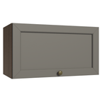 Mueble de Cocina Superior Vik 60 cm 1 Puerta Abatible Marrón/Gris