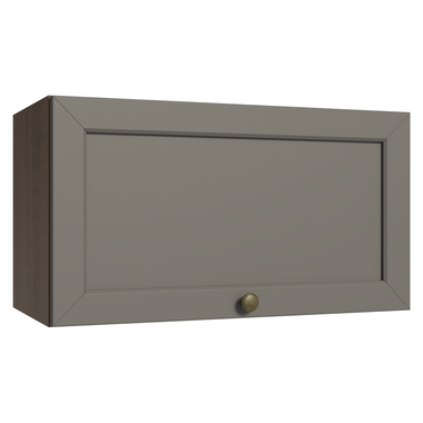 Mueble de Cocina Superior Vik 60 cm 1 Puerta Abatible Marrón/Gris