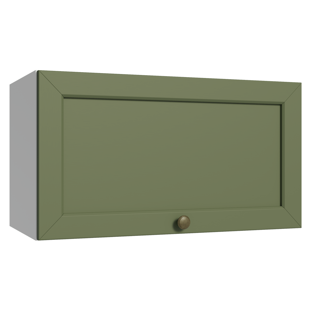 Mueble de Cocina Superior Vik 60 cm 1 Puerta Abatible Blanco/Verde