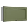 Mueble de Cocina Superior Vik 60 cm 1 Puerta Abatible Blanco/Verde