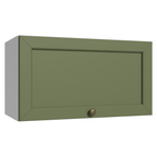 Mueble de Cocina Superior Vik 60 cm 1 Puerta Abatible Blanco/Verde