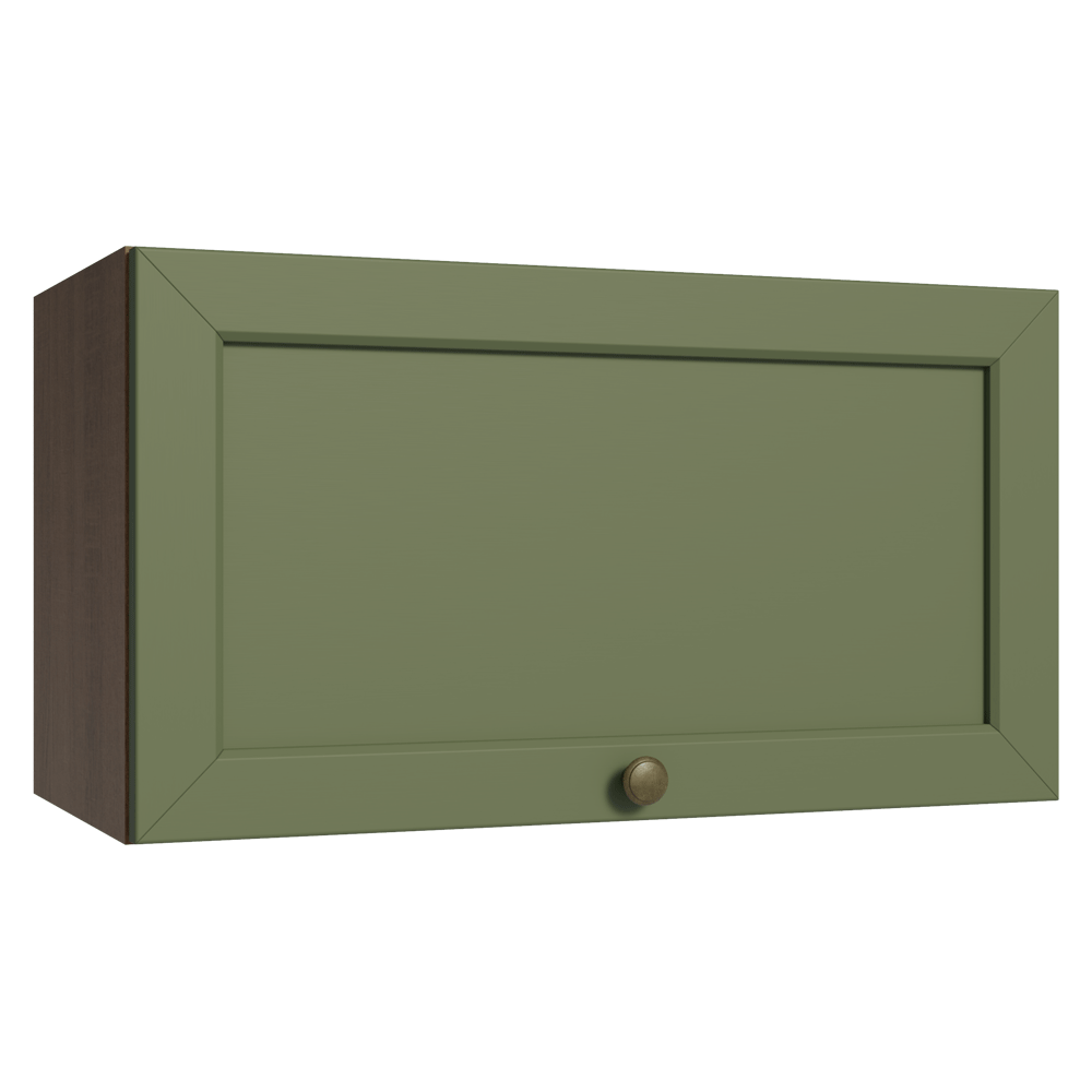 Mueble de Cocina Superior Vik 60 cm 1 Puerta Abatible Marrón/Verde