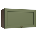 Mueble de Cocina Superior Vik 60 cm 1 Puerta Abatible Marrón/Verde