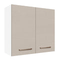 Mueble de Cocina Superior Agata 70 cm 2 Puertas Blanco/Crema