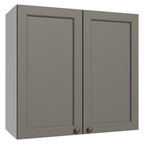 Mueble de Cocina Superior Vik 70 cm 2 Puertas Blanco/Gris