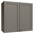 Mueble de Cocina Superior Vik 70 cm 2 Puertas Marrón/Gris