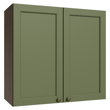 Mueble de Cocina Superior Vik 70 cm 2 Puertas Marrón/Verde