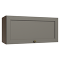 Mueble de Cocina Superior Vik 70 cm 1 Puerta Abatible MarrónGris