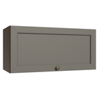 Mueble de Cocina Superior Vik 70 cm 1 Puerta Abatible MarrónGris