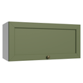 Mueble de Cocina Superior Vik 70 cm 1 Puerta Abatible Blanco/Verde