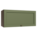 Mueble de Cocina Superior Vik 70 cm 1 Puerta Abatible Marrón/Verde