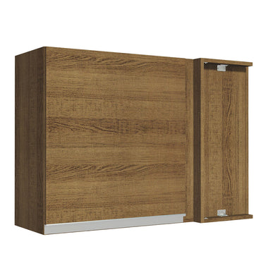 Mueble de Cocina Superior de Esquina Glamy 1 Puerta Marrón