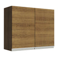 Mueble de Cocina Superior Glamy 80 cm 2 Puertas Marrón