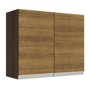 Mueble de Cocina Superior Glamy 80 cm 2 Puertas Marrón