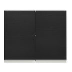 Mueble de Cocina Superior Glamy 80 cm 2 Puertas Blanco/Negro