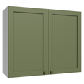 Mueble de Cocina Superior Vik 80 cm 2 Puertas Blanco/Verde